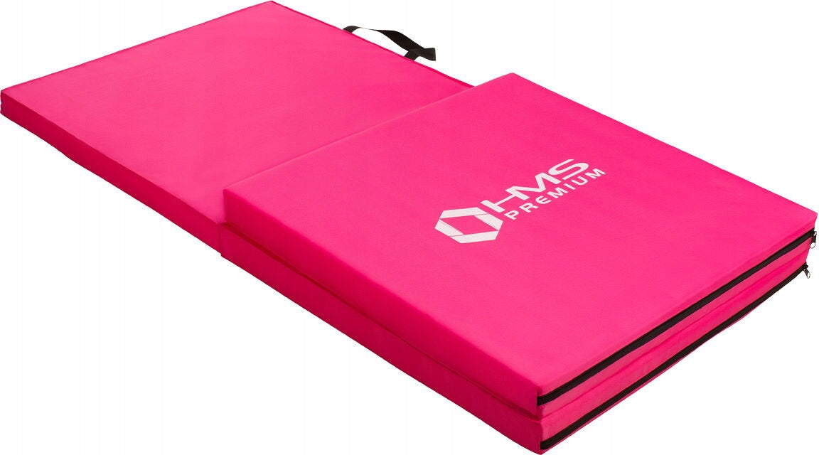 Gymnastic Mattress HMS Premium MGS02 Pink Hardness medium hardness