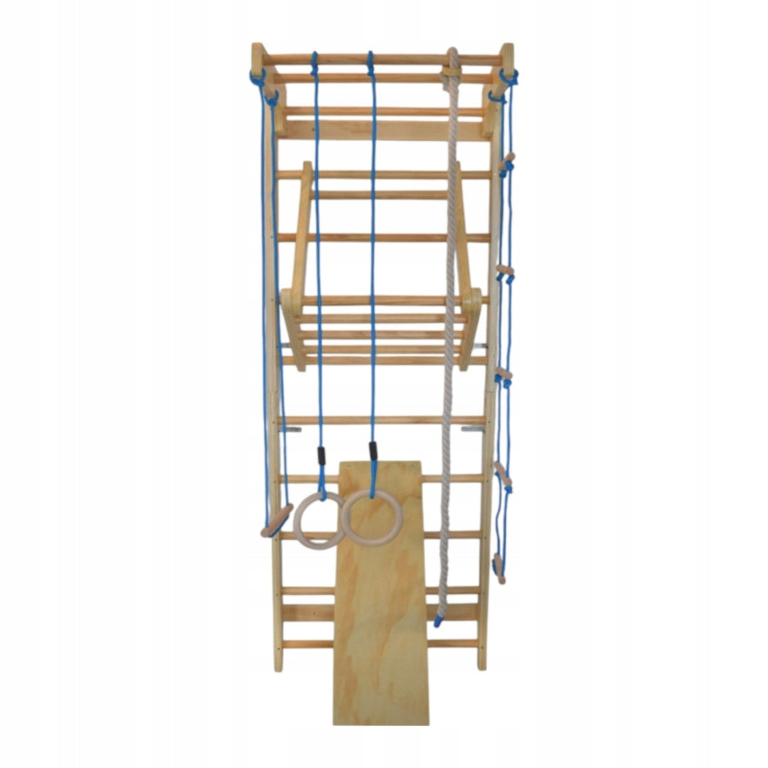 Gymnastic ladder 220cm wooden for children swing slide rope Model HD19270