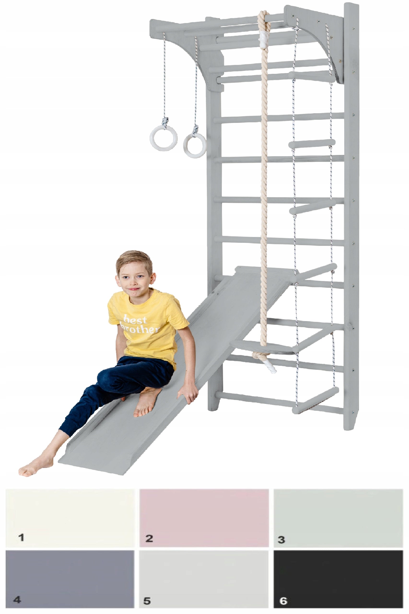 Gymnastic ladder 240cm DIFFERENT COLORS slide child's room