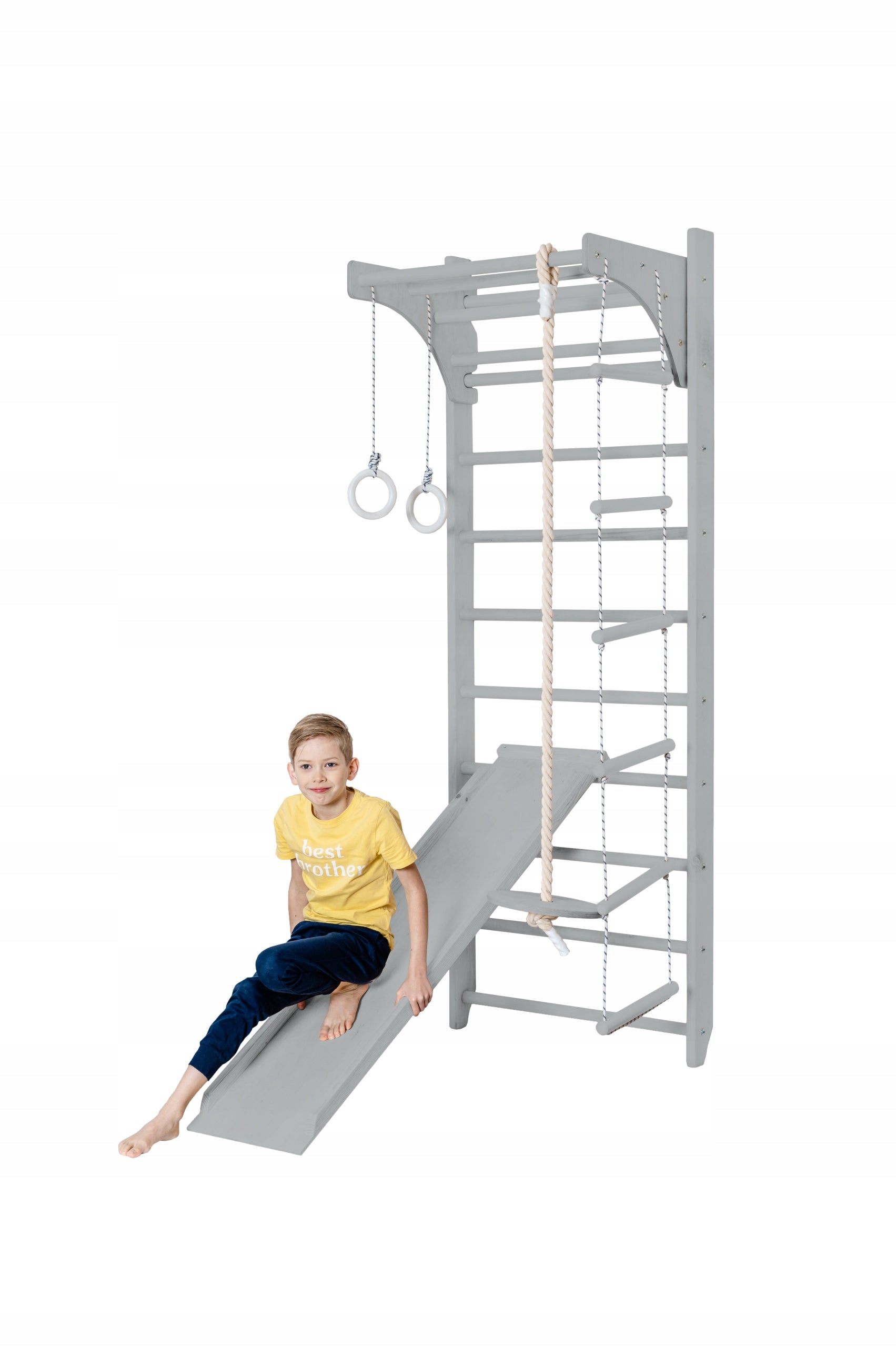 Gymnastic ladder GREY slide set 220 EAN (GTIN) 5904384074372