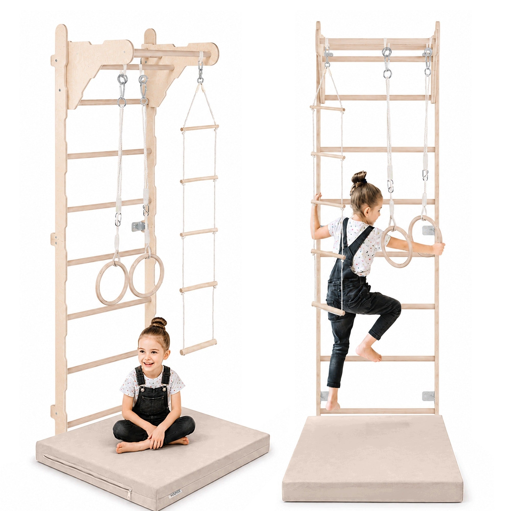 Gymnastic ladder + Mattress, Rope ladder, Gymnastic ringo