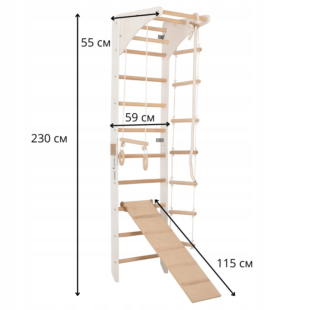 Gymnastic ladder SPR C+slide White – adjustable bar Sports set EAN (GTIN) 5907433780040