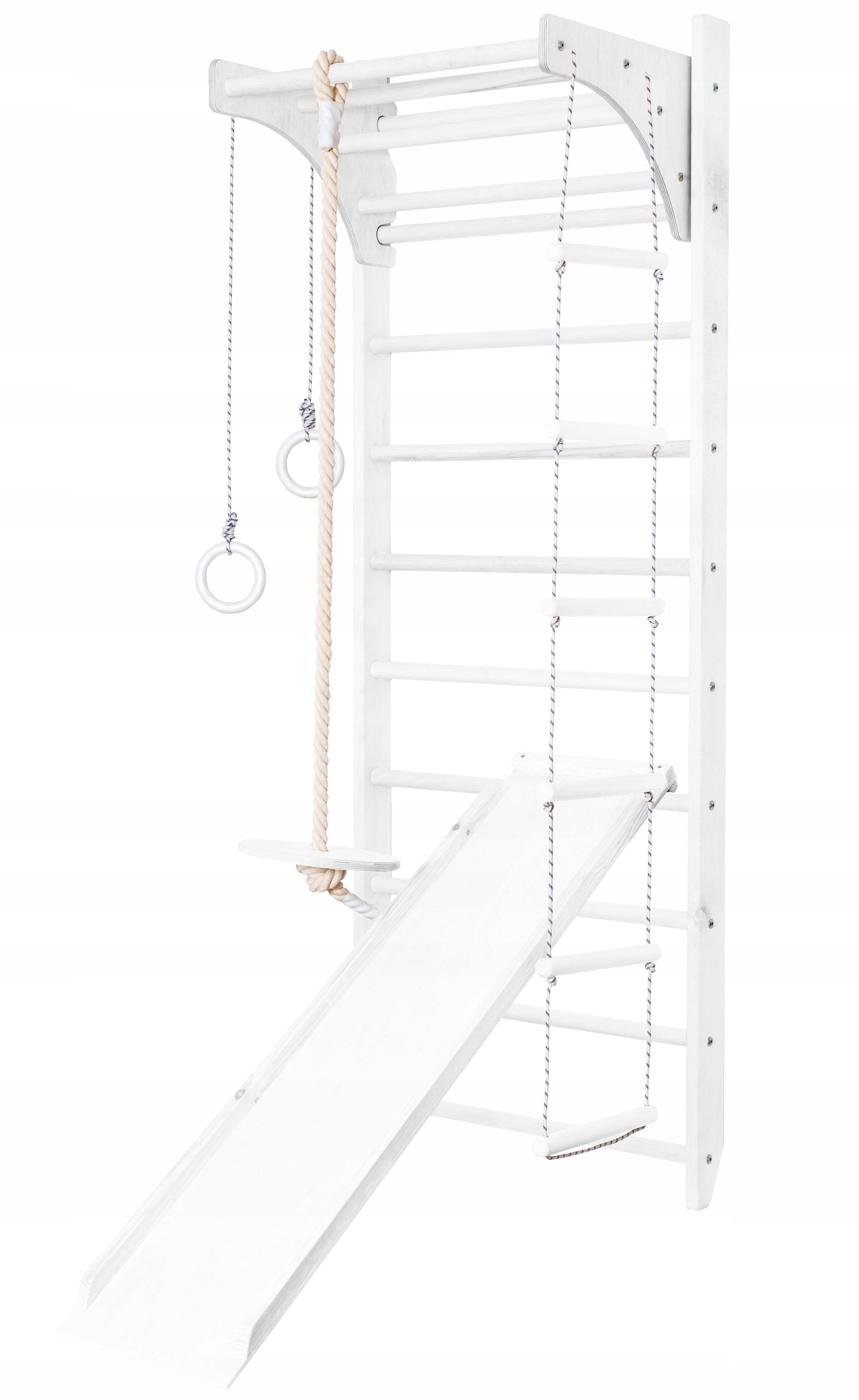 Gymnastic ladder WHITE play area for the room EAN (GTIN) 5904384074327