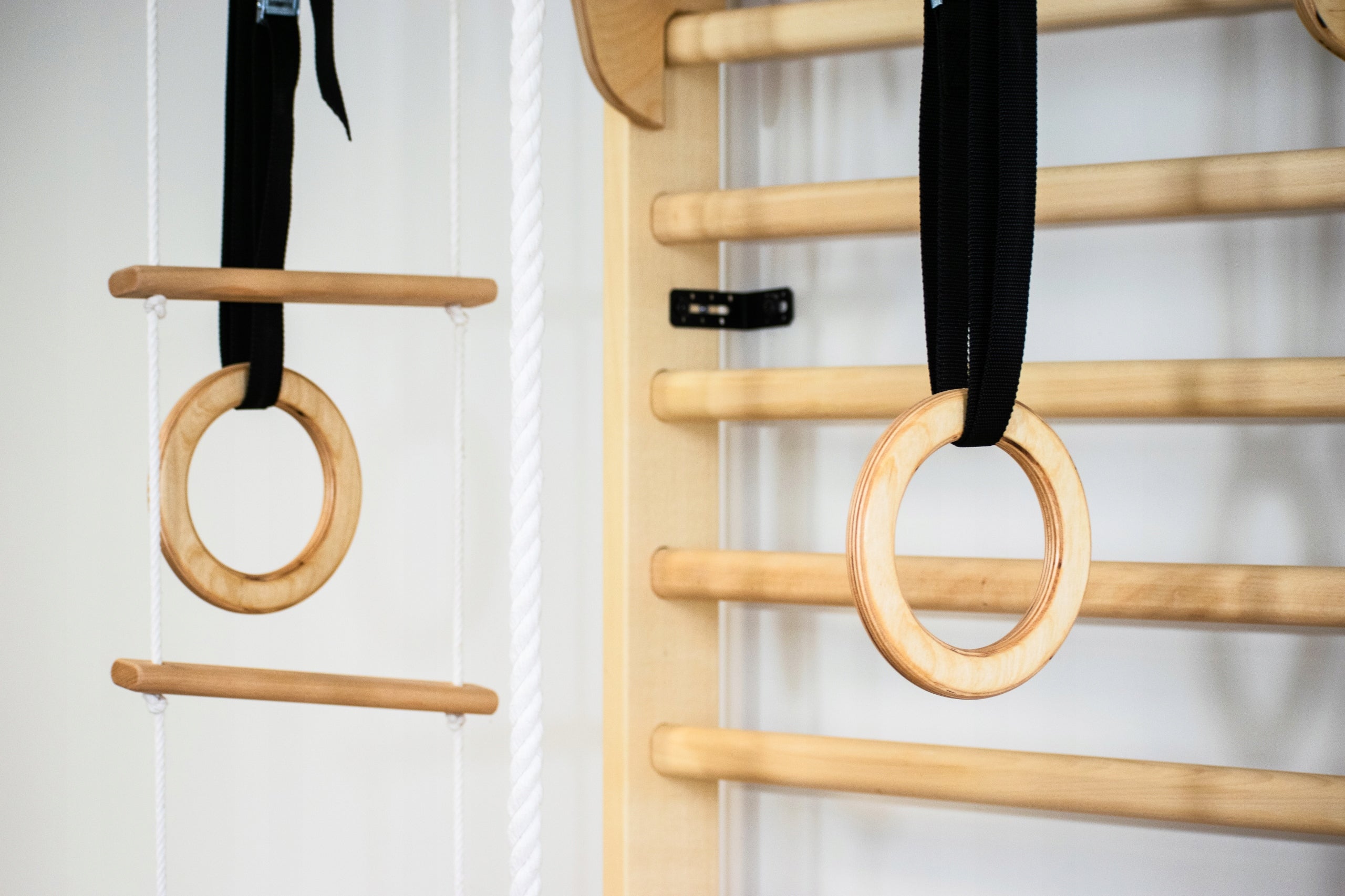 Gymnastic ladder beech for children and adults set ATS 235cm Manufacturer code Drabinka gimnastyczna N-5-235