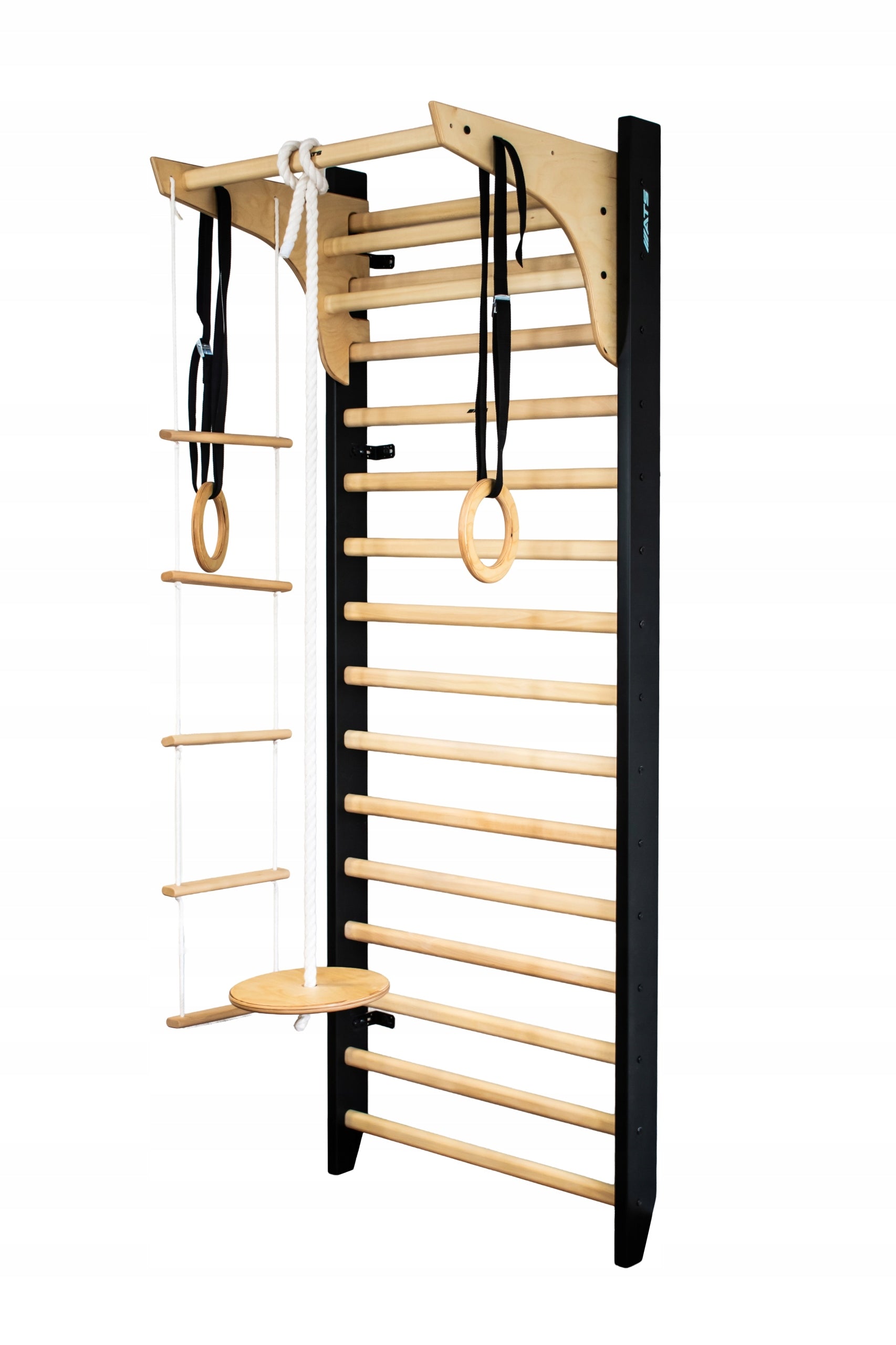 Gymnastic ladder for children playground for home wooden SET ATS