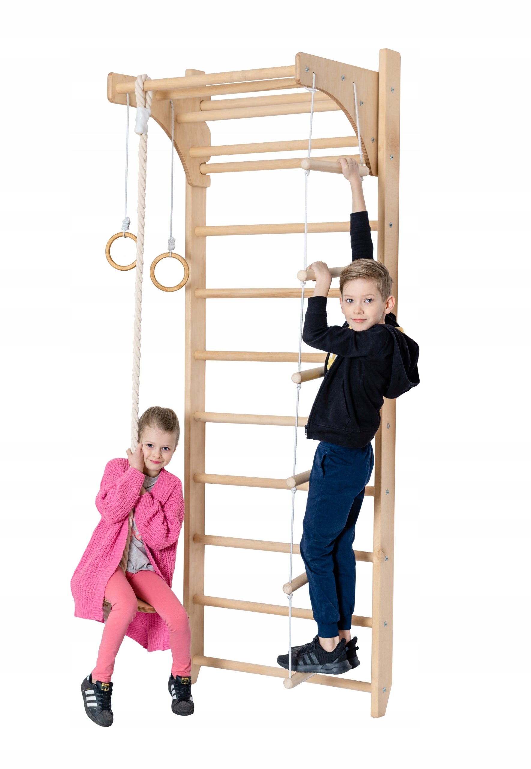 Gymnastic ladder for exercise wooden for children BUK swing bar EAN (GTIN) 5905982860220