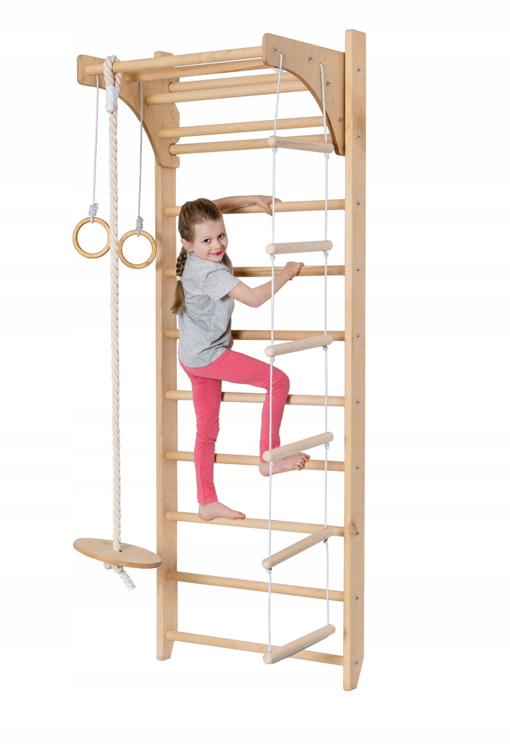 Gymnastic ladder for exercise wooden for children BUK swing bar