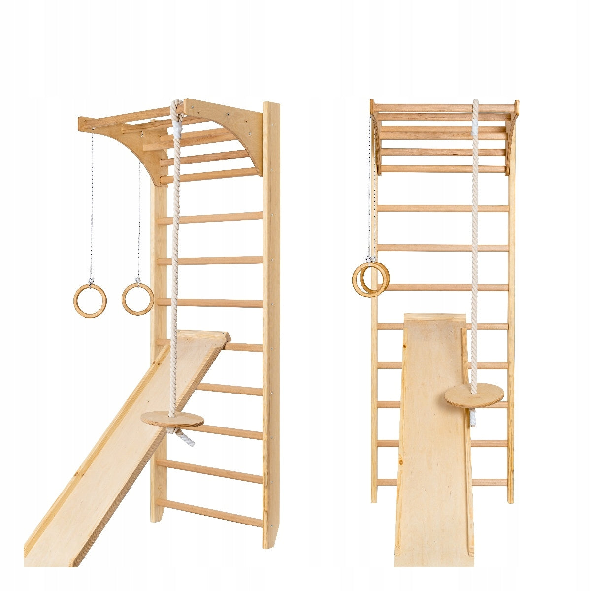 Gymnastic ladder for room playground slide