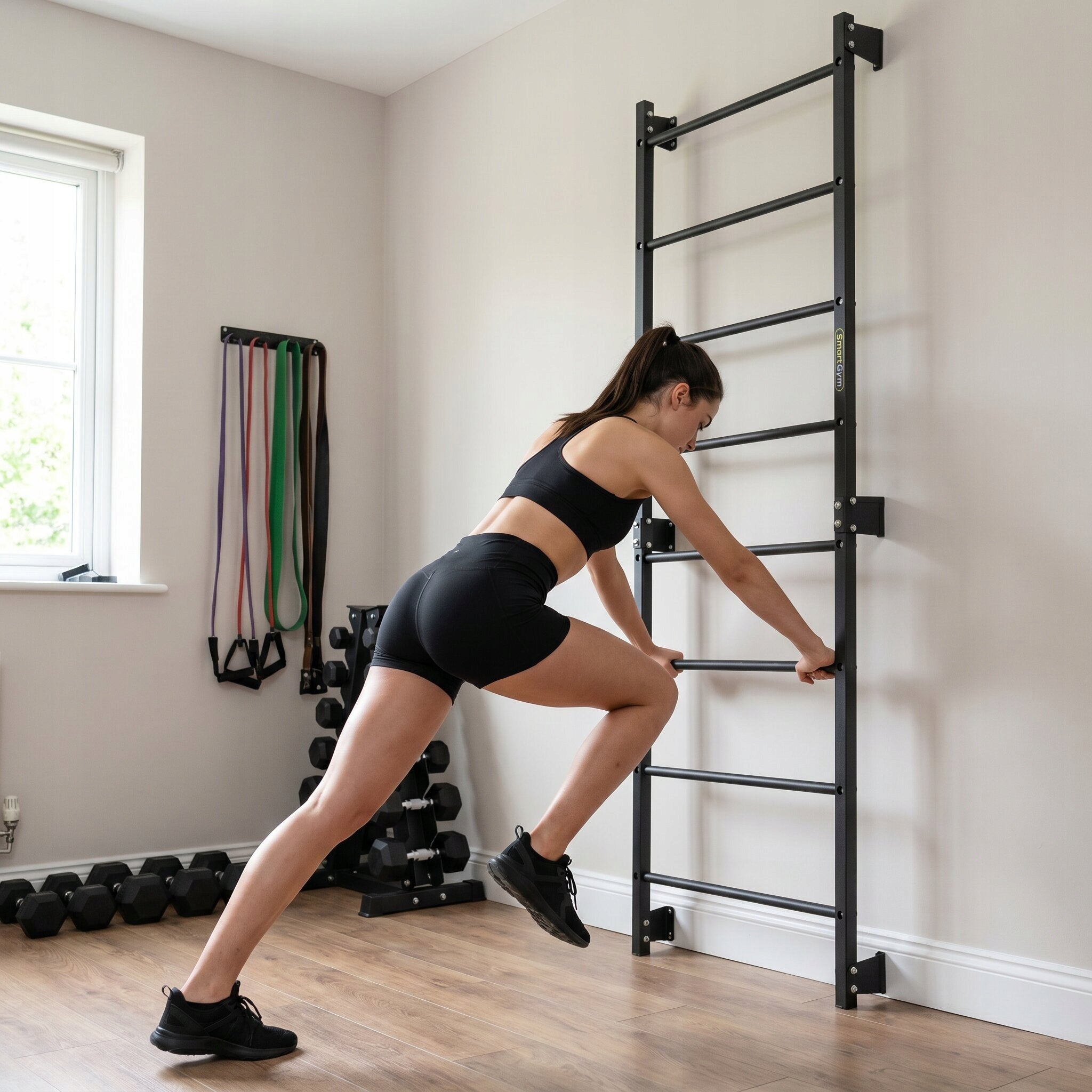 Gymnastic ladder sports training rehabilitation children strong 219x76 cm Maximum user weight 150 kg
