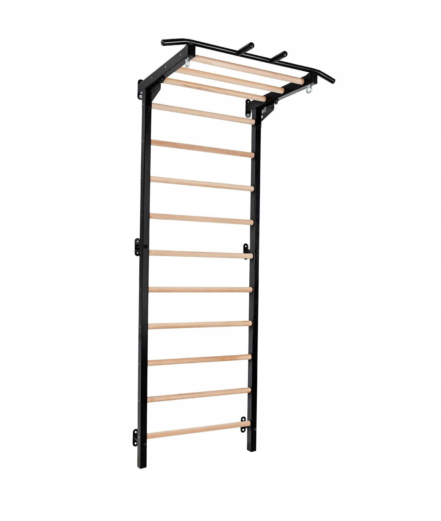 Gymnastic ladder steel pull-up bar with hook Manufacturer code PELLTECH-POWERWOOD-BASIC-BLACK