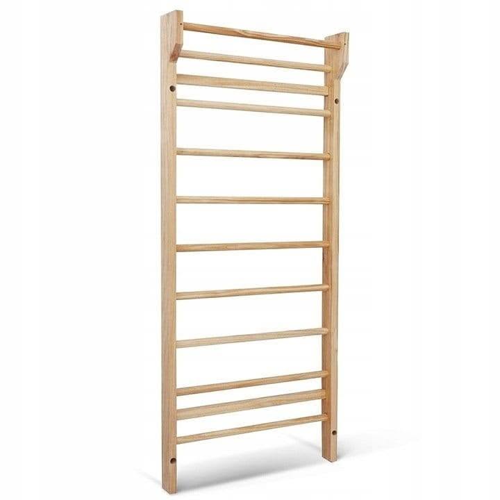 Gymnastic ladder training wall wooden rungs 195 cm x 80