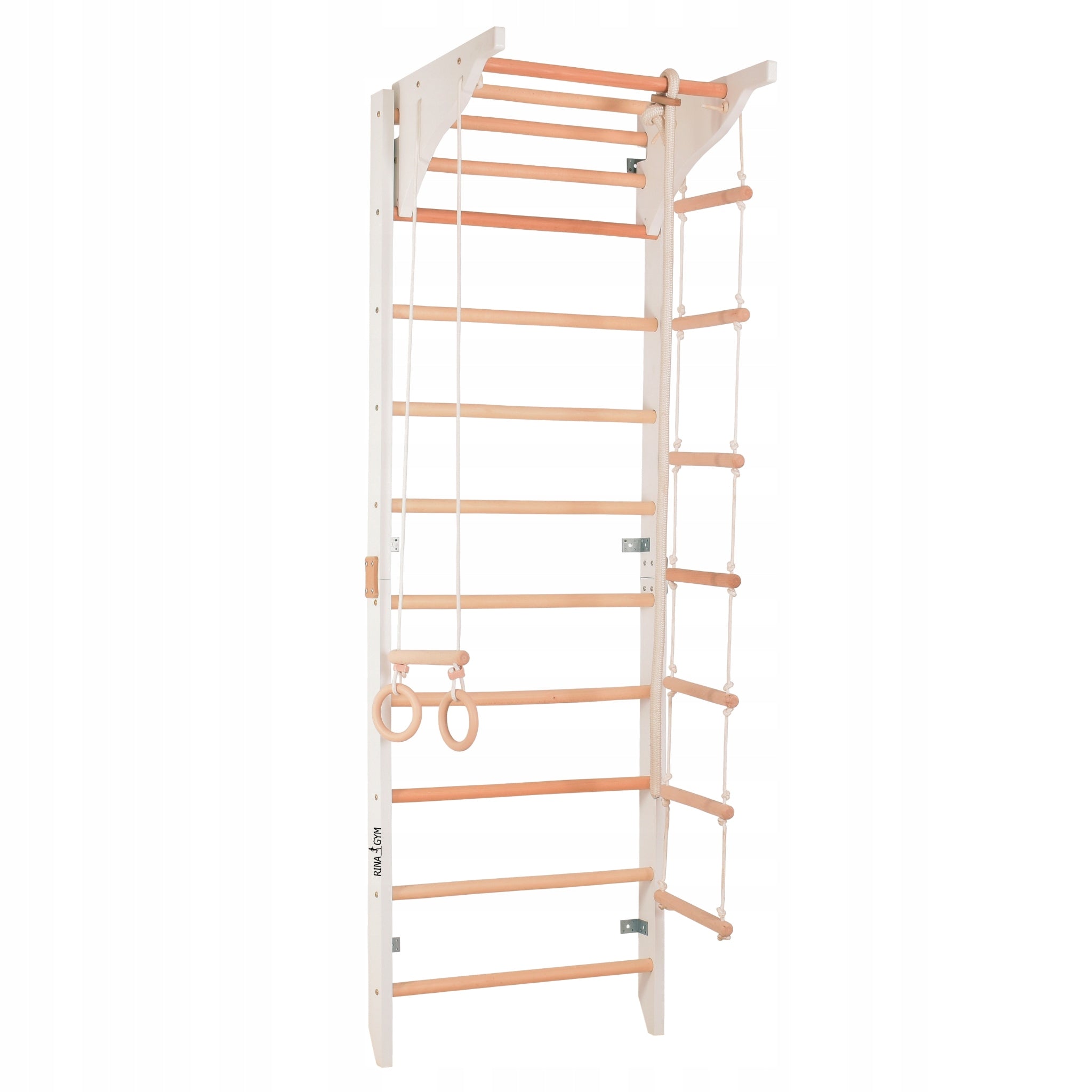 Gymnastic ladder with handrails and removable bar model PRO 2