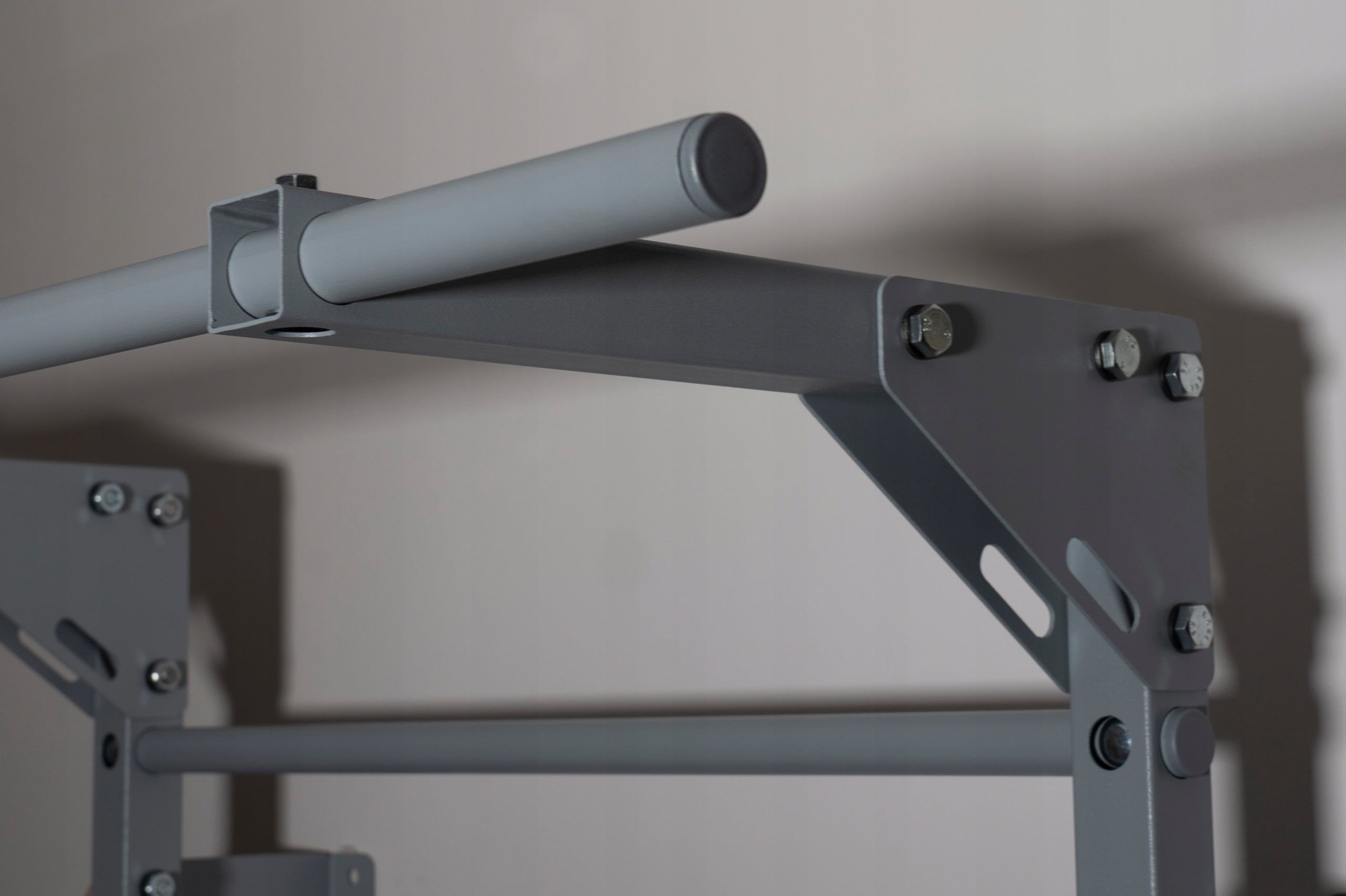 Gymnastic ladder with rehabilitation bar for exercise grey POTENZA Brand Potenza