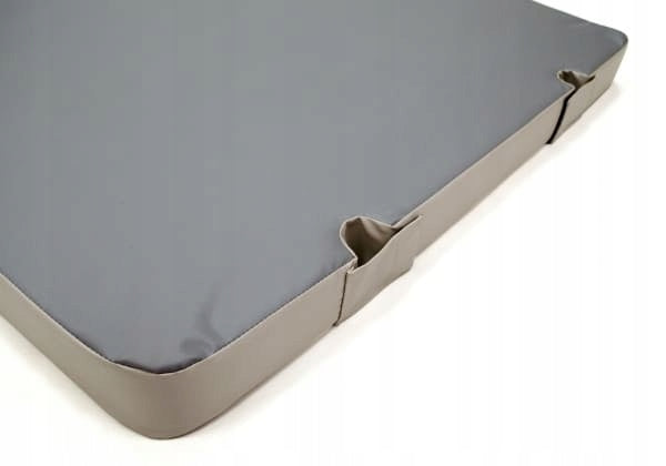Gymnastic mattress Gamma 100x100x10 cm for ladder blue-yellow Brand Małpiszon