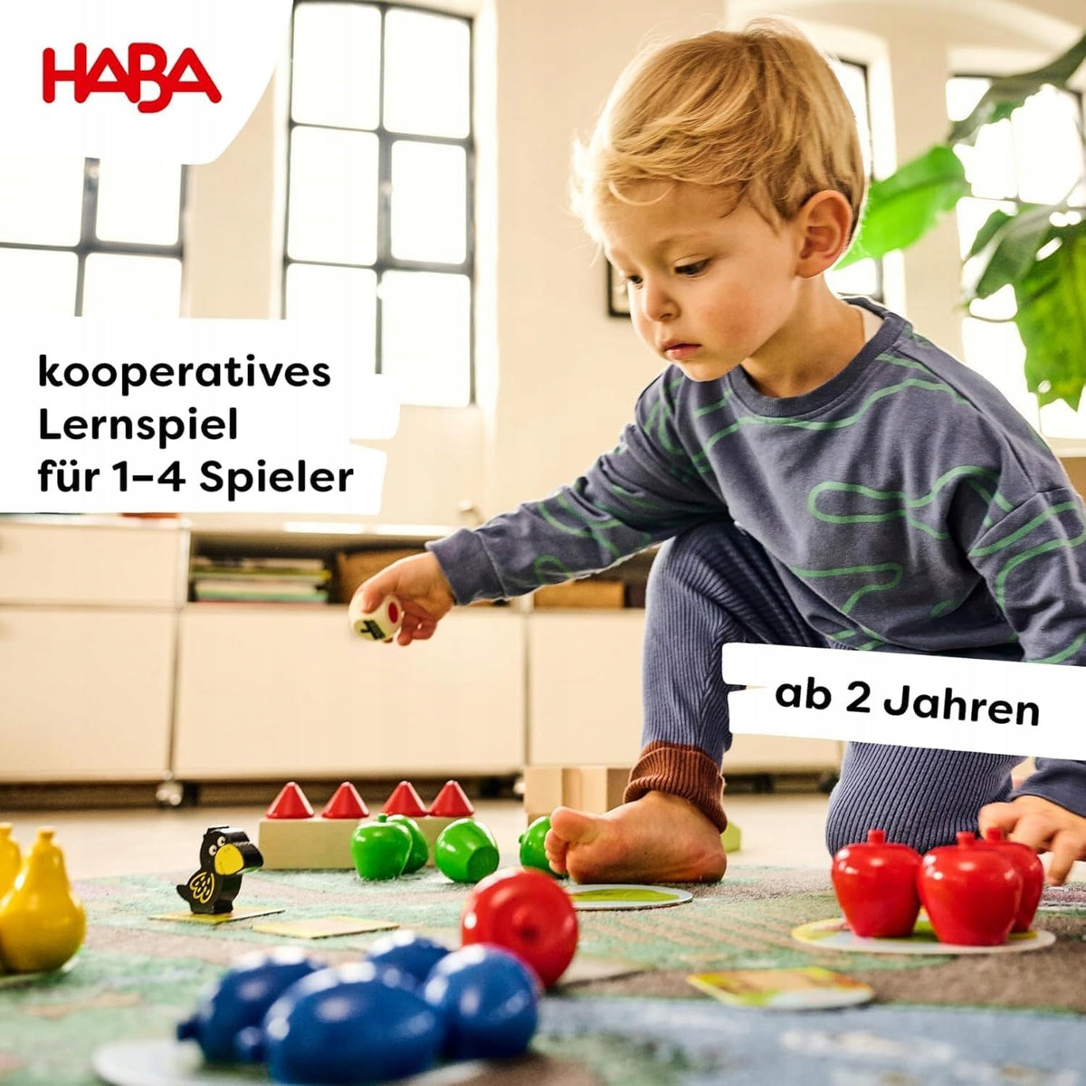 HABA wooden cooperative game Erster Obstgarten educational toddlers Manufacturer code 00