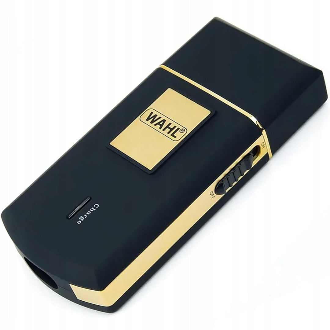 HAIR BEARD SHAVER WAHL TRAVEL SHAVER 7057-016 GOLD + ADDITIONAL FOIL Dominant color black