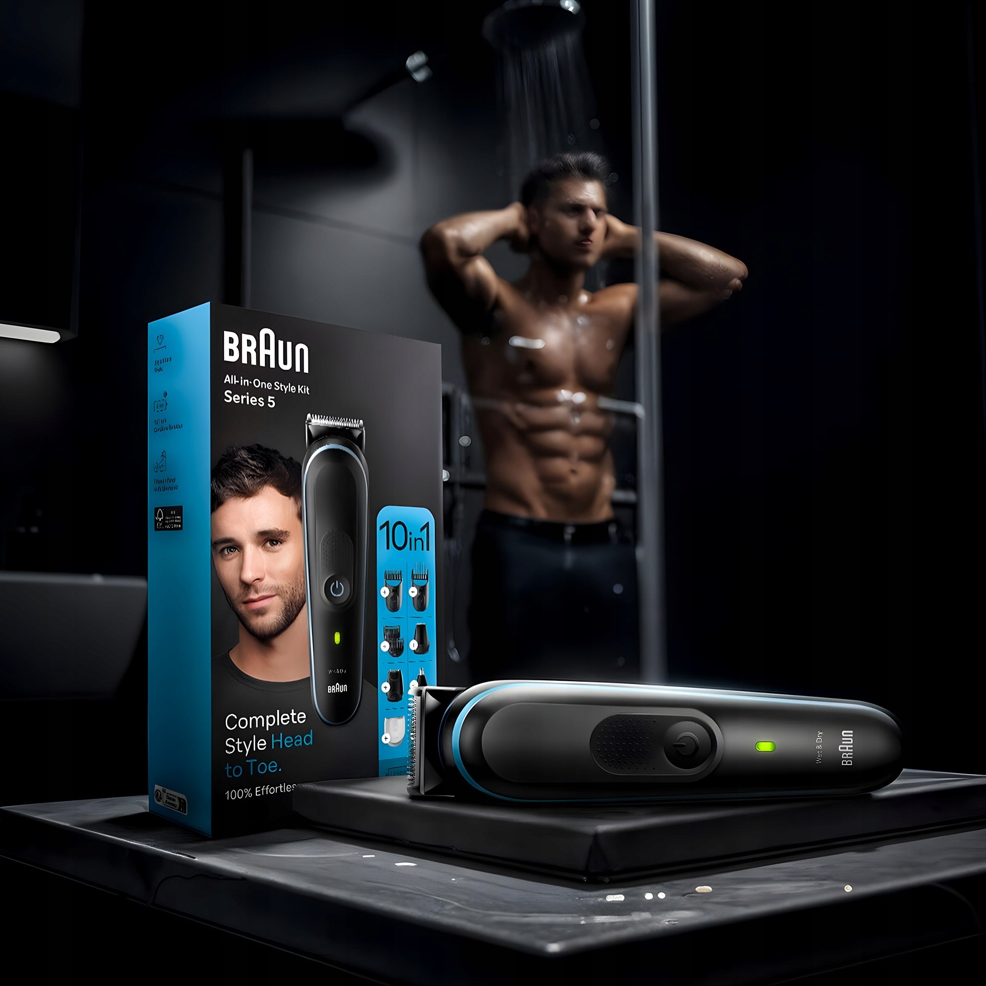 HAIR CLIPPER BEARD TRIMMER EAR SHAVER BRAUN SERIES 5 Manufacturer code MGK5445