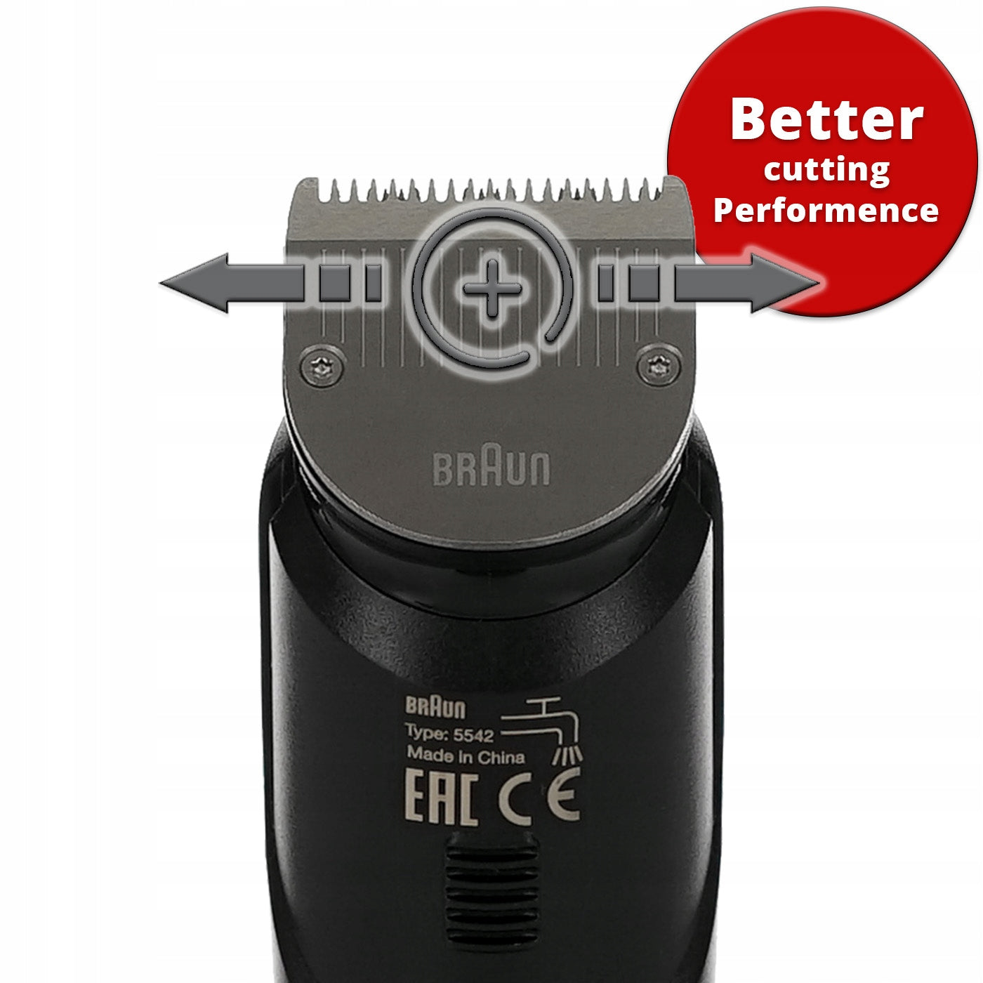 HAIR CLIPPER BEARD TRIMMER NOSE EAR SHAVER BRAUN MGK7WCA-GIGAPACK EAN (GTIN) 4210201417460