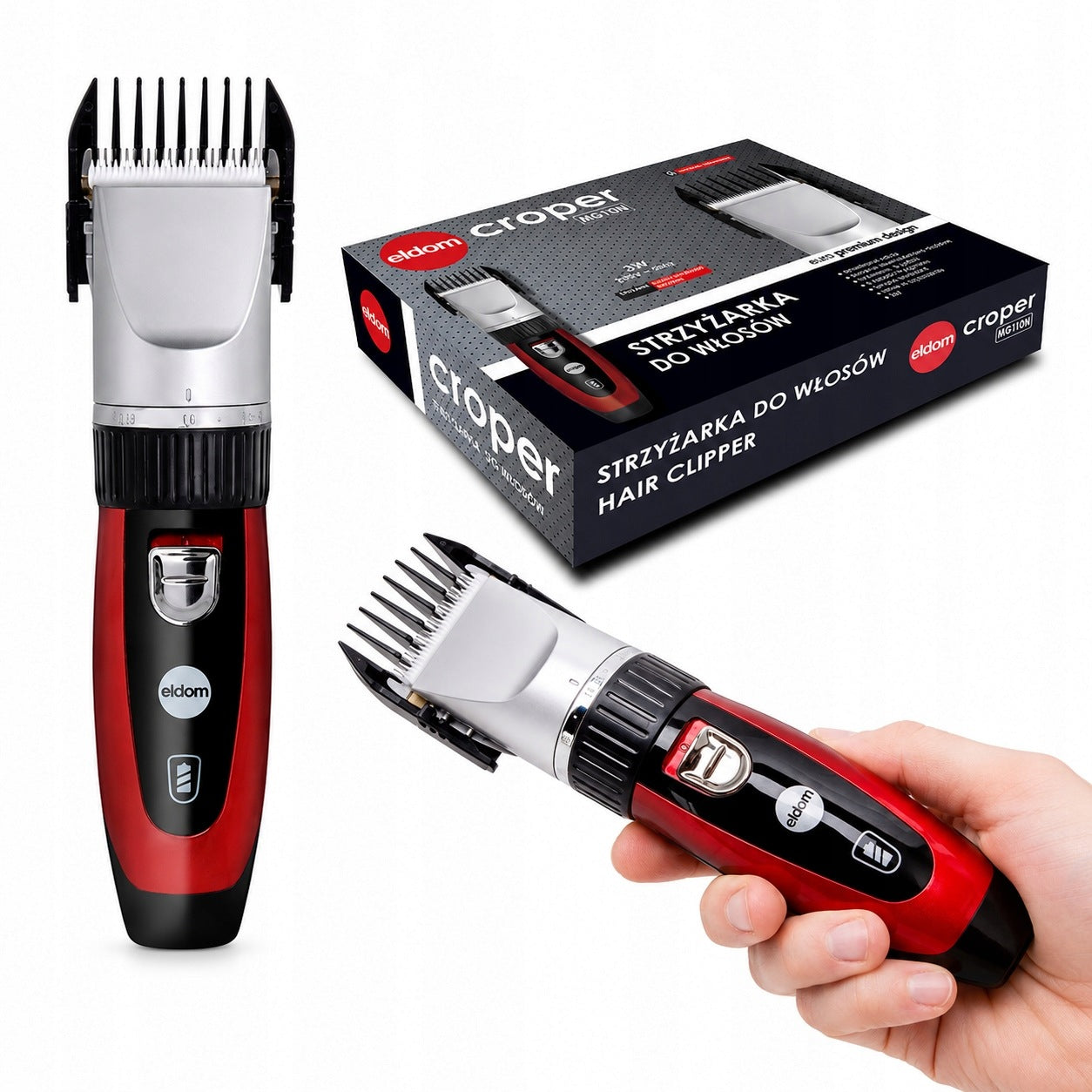 HAIR CLIPPER ELDOM MG10U USB HAIR CLIPPER