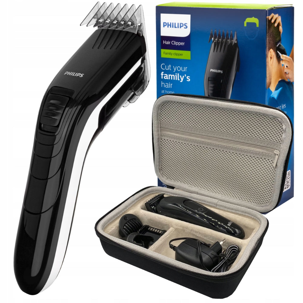 HAIR CLIPPER PHILIPS CLIPPER ADJUSTABLE CAP + CASE