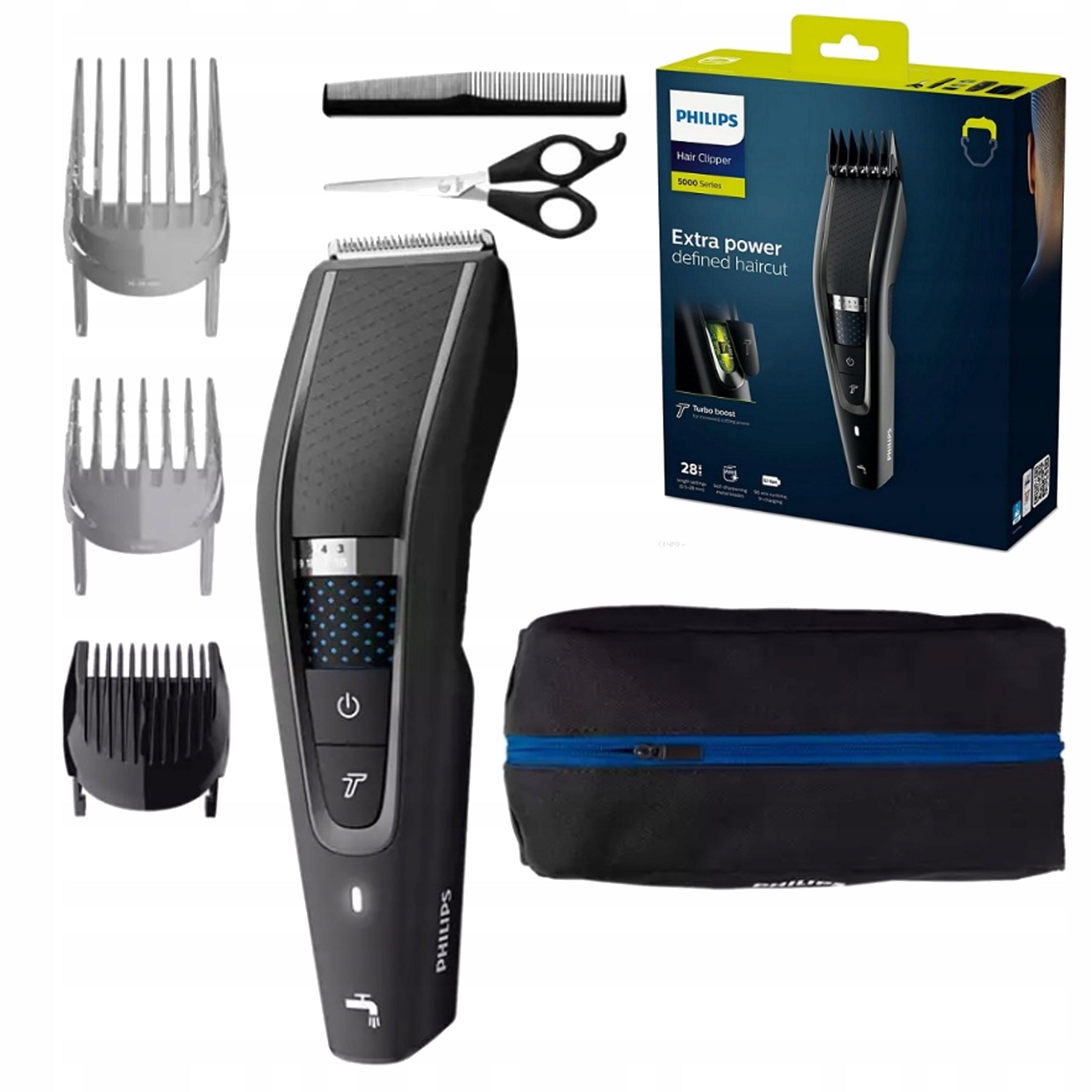 HAIR CLIPPER PHILIPS HAIRDRESSER SET ACCESSORIES SELF-SHARPENING BLADES