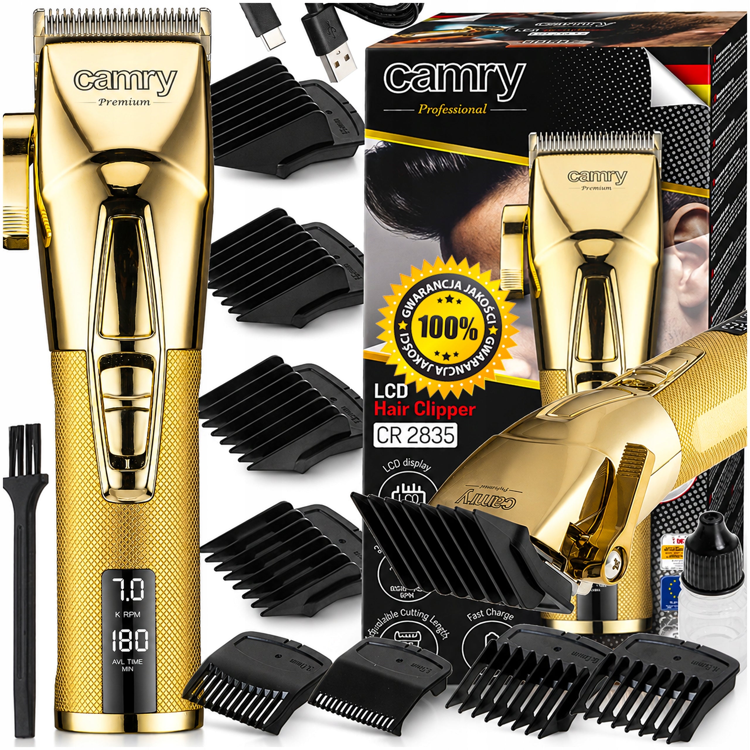 HAIR CLIPPER PROFESSIONAL BEARD HEAD SHAVING