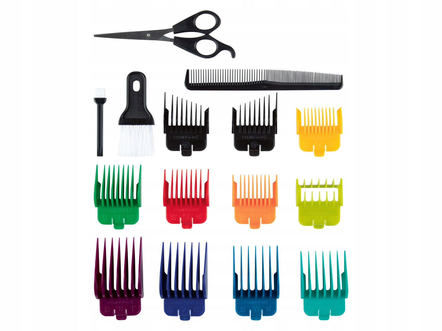 HAIR CLIPPER REMINGTON SHAVER 9 SOCKETS FAMILY SET Manufacturer code MASZYNKA DO STRZYŻENIA WŁOSÓW Z NASADKAMI