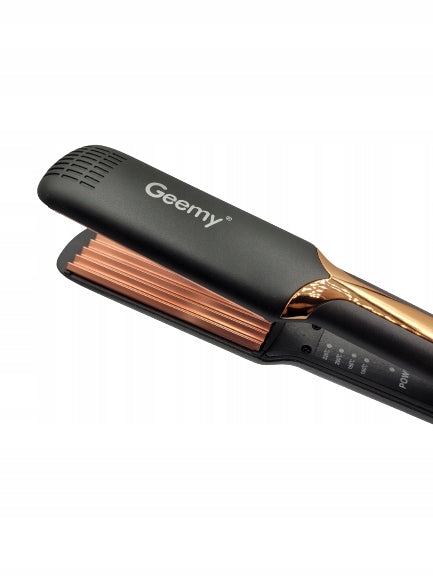 HAIR CRIMPER CERAMIC PRO IONIZATION LIGHT TEMPERATURE CONTROL Brand Geemy