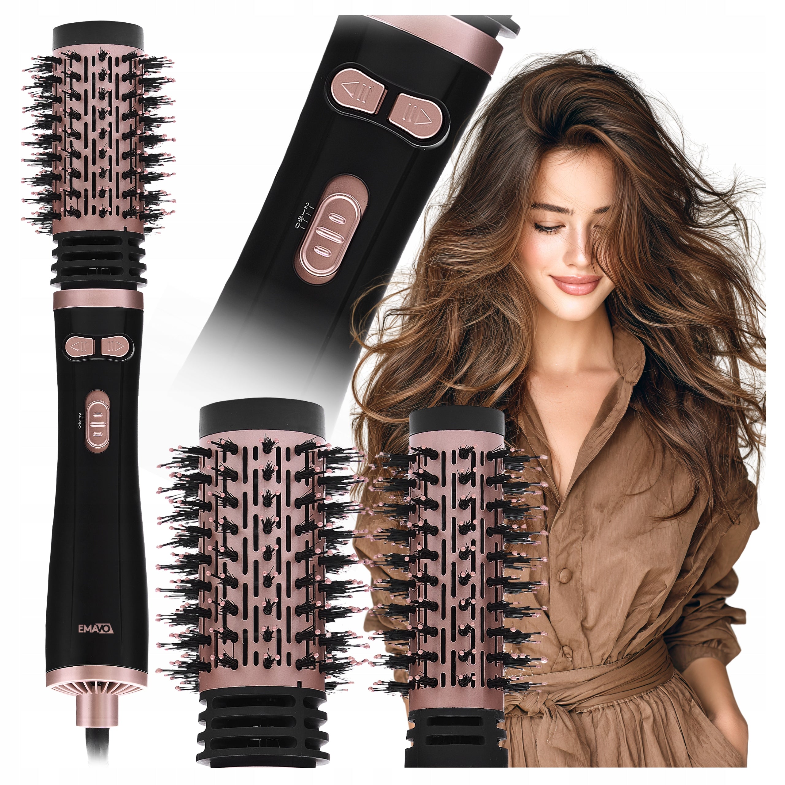 HAIR CURLER CERAMIC CURLER-DRYER ROTARY DRYER IONIZATION