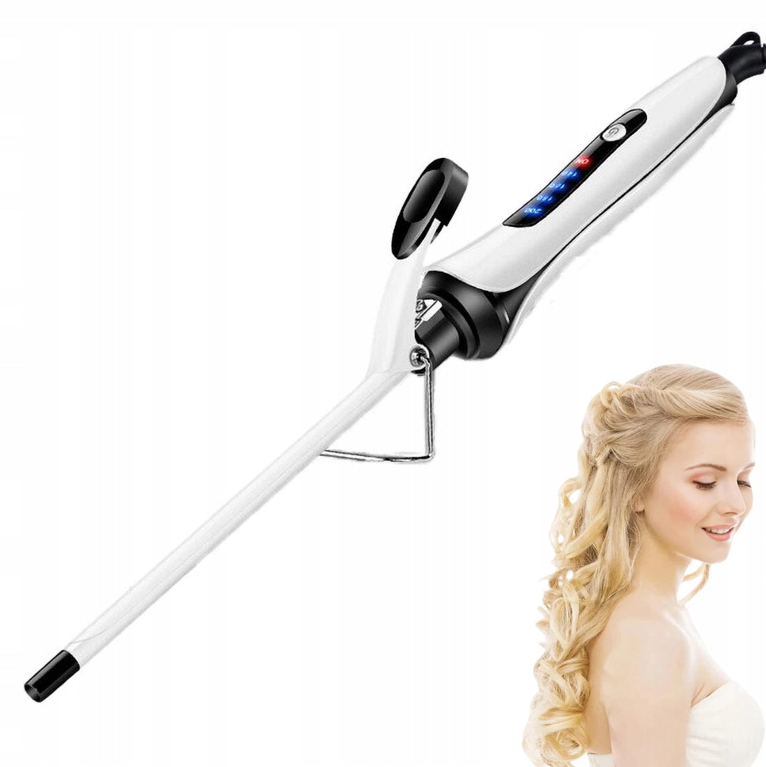 HAIR CURLER CURLING SPIRAL CURLS LCD 9MM FOR GIFT