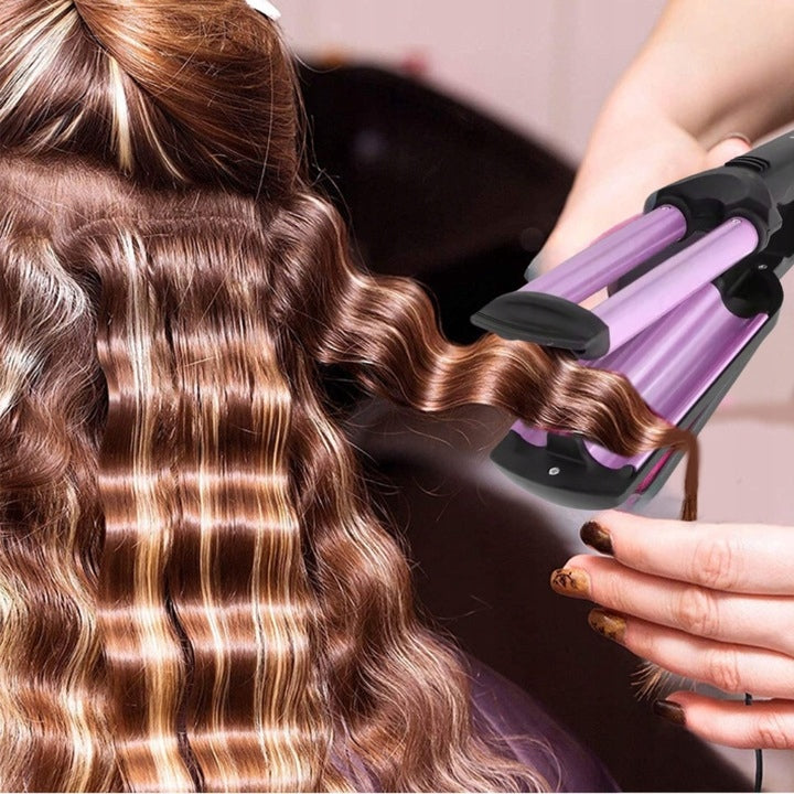 HAIR CURLER KEMEI CERAMIC INVERTER CRIMPER 55W TPC 200 Manufacturer code Lokówka loki karbownica falownica ceramiczna