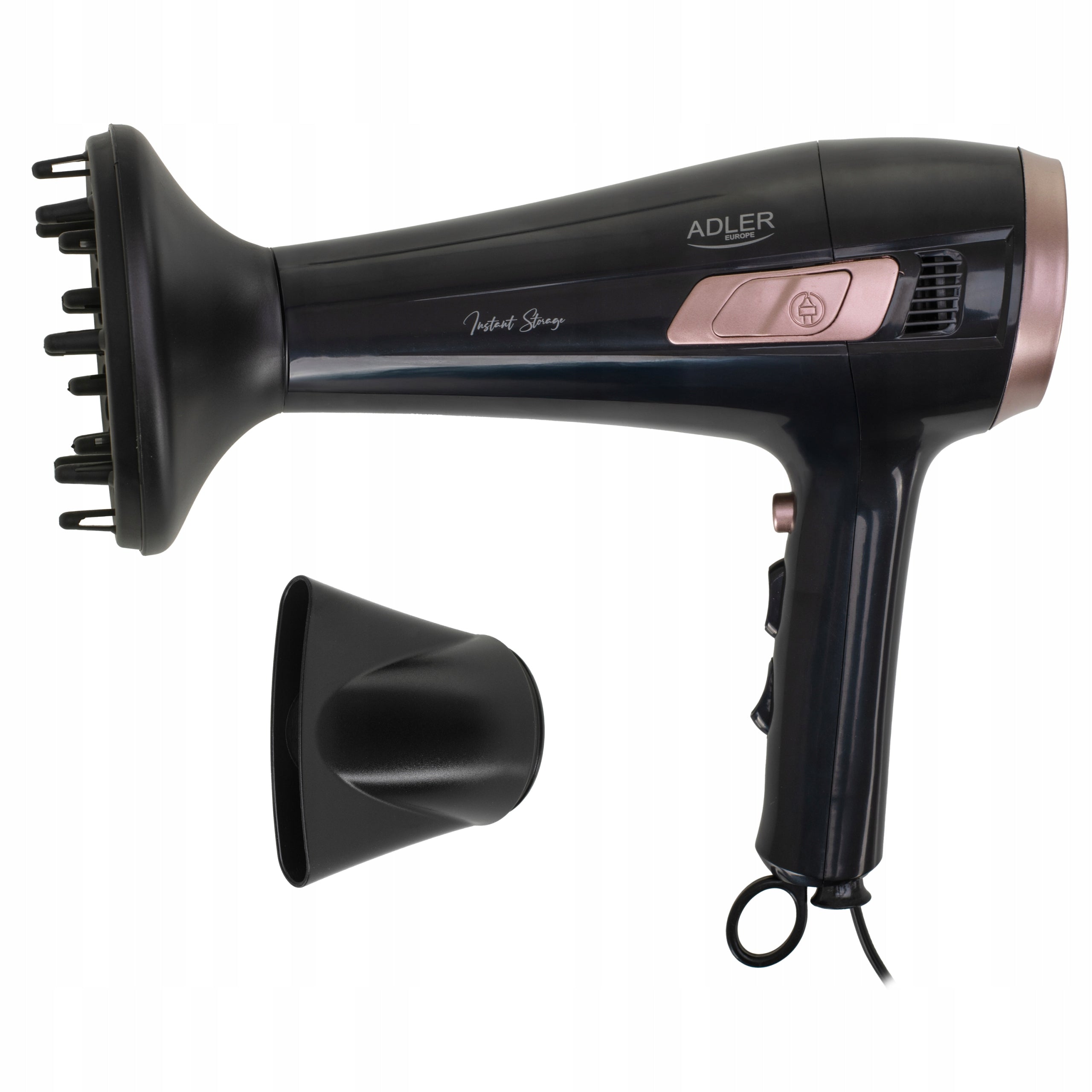 HAIR DRYER WITH DIFFUSER IONIZATION STRONG AIRFLOW ADJUSTMENT COLD MODE Packaging status original