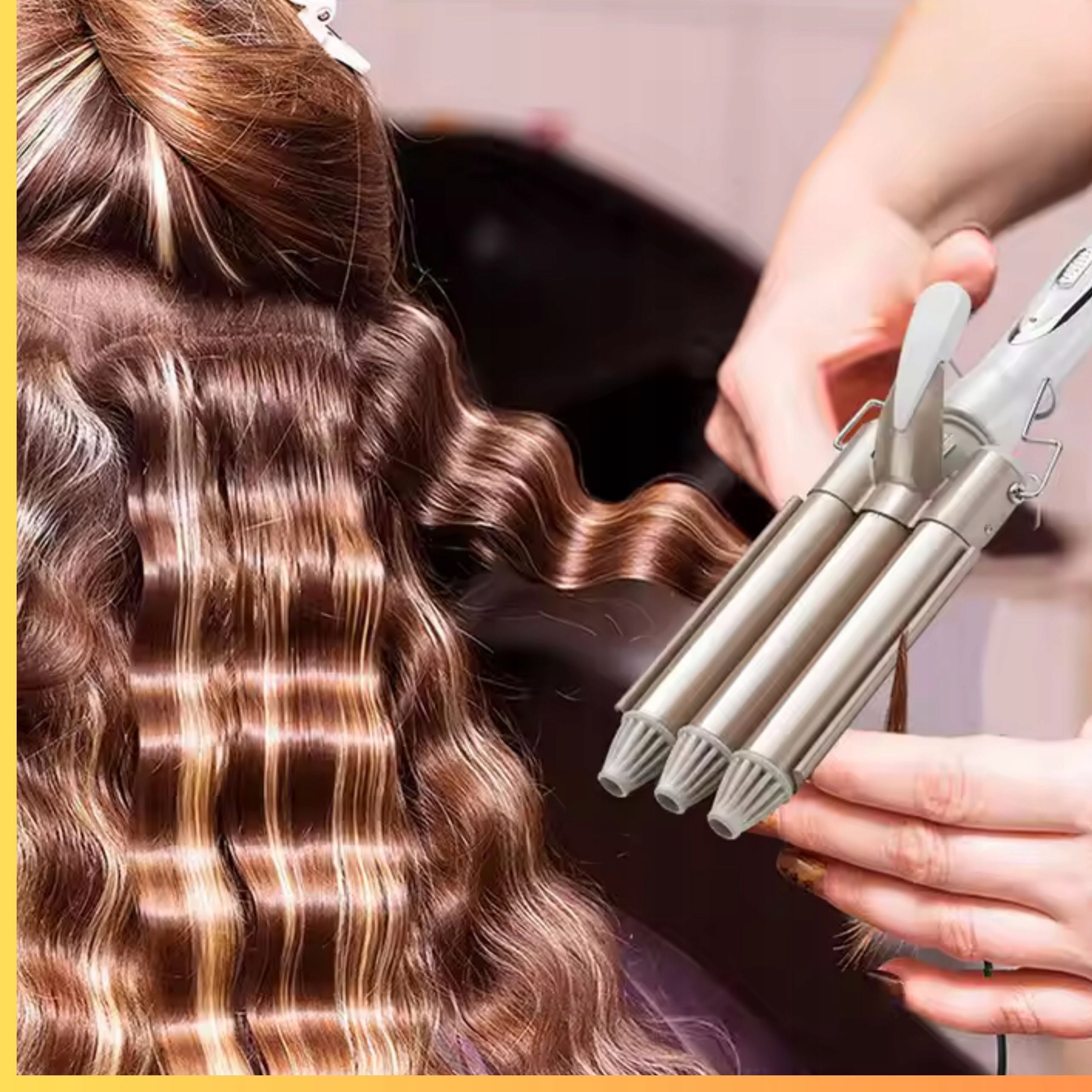 HAIR INVERTER WAVES CURLING IRON MULTIFUNCTIONAL CURLING HAIR KARBO Manufacturer code FALOWNICA DO WŁOSÓW LOKÓWKA AUTOMATYCZNA