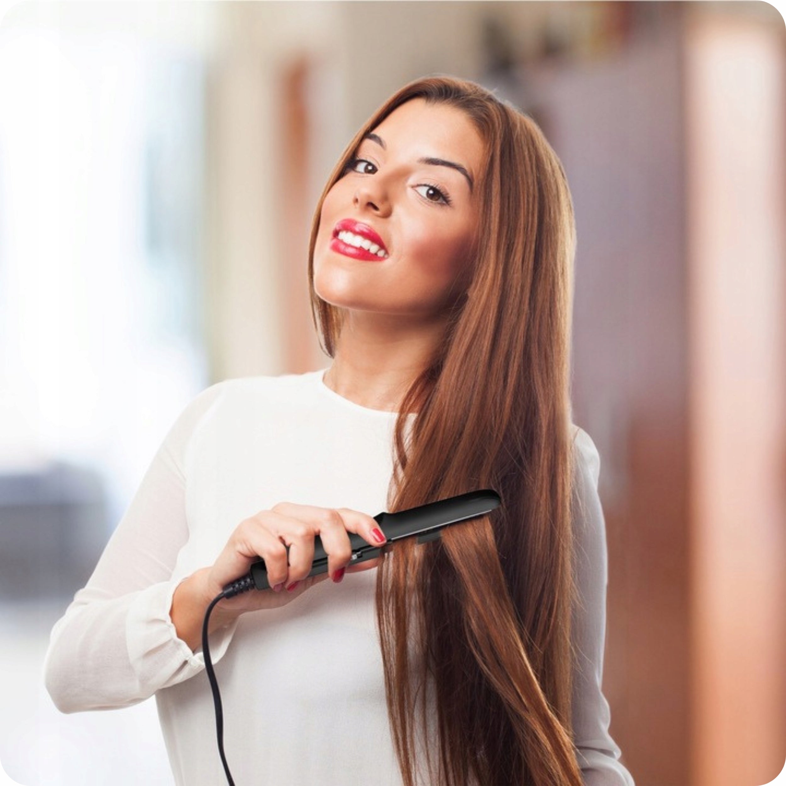 HAIR STRAIGHTENER CERAMIC MINI STRAIGHTENER FAST HEATING EAN (GTIN) 5907167722644