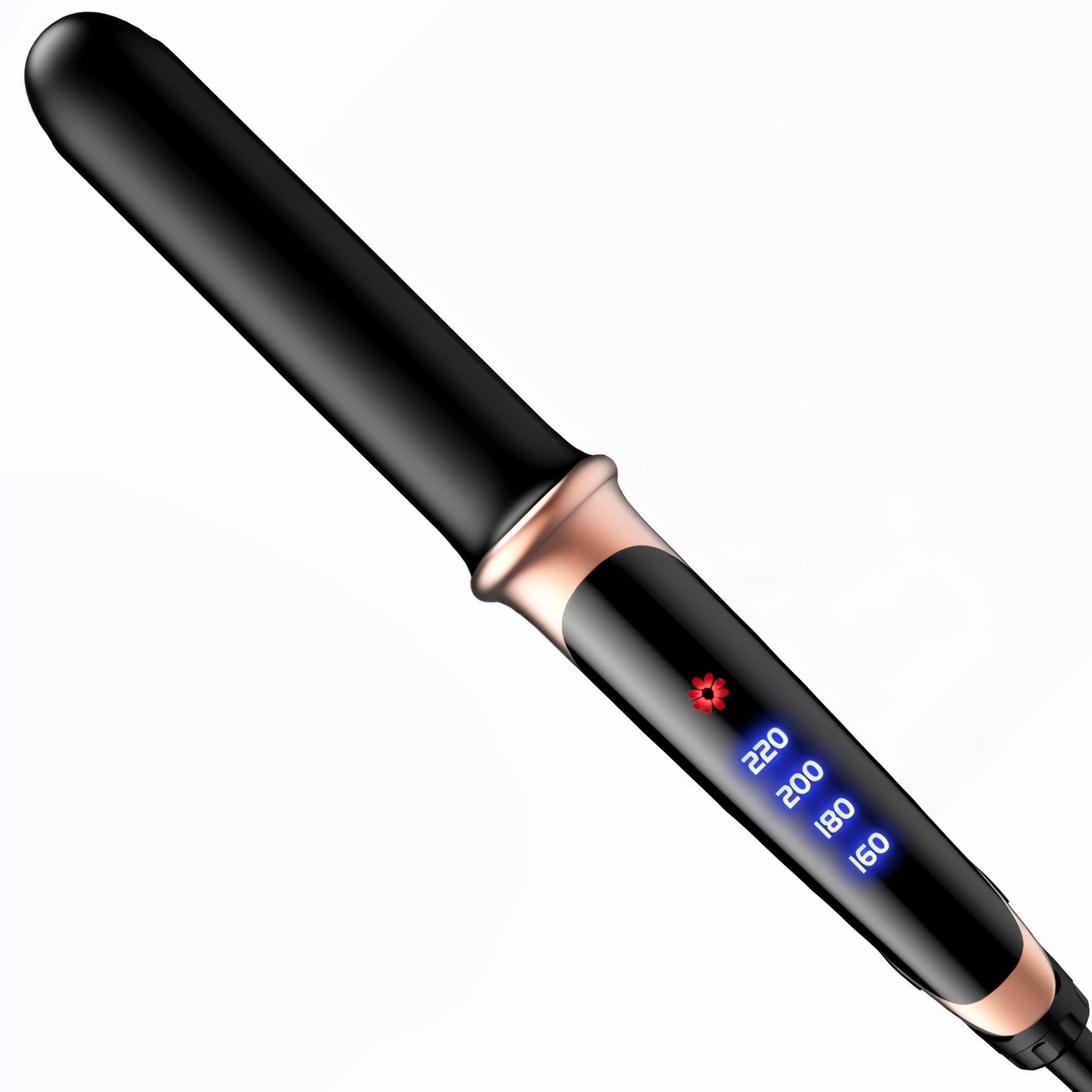 HAIR STRAIGHTENER CERAMIC SCREEN LCD 2IN1 CURLING IRON LIGHT STRONG BLACK Packaging status original