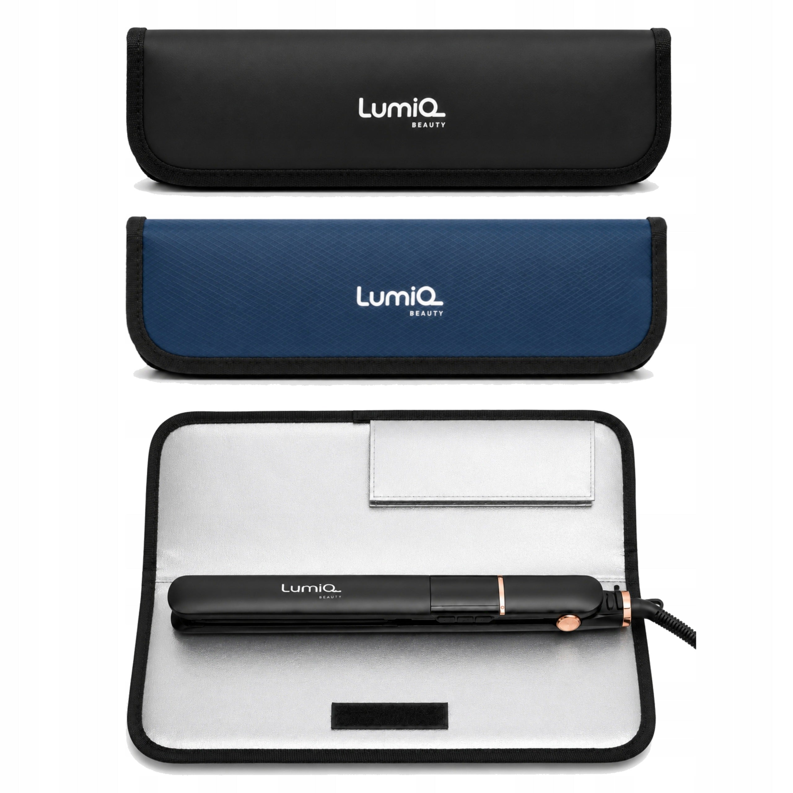 HAIR STRAIGHTENER INFRARED CERAMIC IONIZATION WITH ADJUSTABLE LUMIQ Manufacturer code PROSTOWNICA PODRÓŻNA DO WŁOSÓW DELIKATNYCH