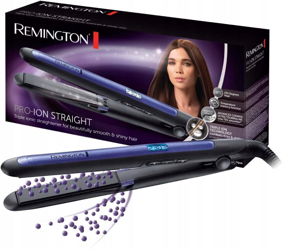 HAIR STRAIGHTENER REMINGTON CERAMIC TOURMALINE IONIZATION SOLID Manufacturer code Prostownica do Włosów Mocna Profesjonalna