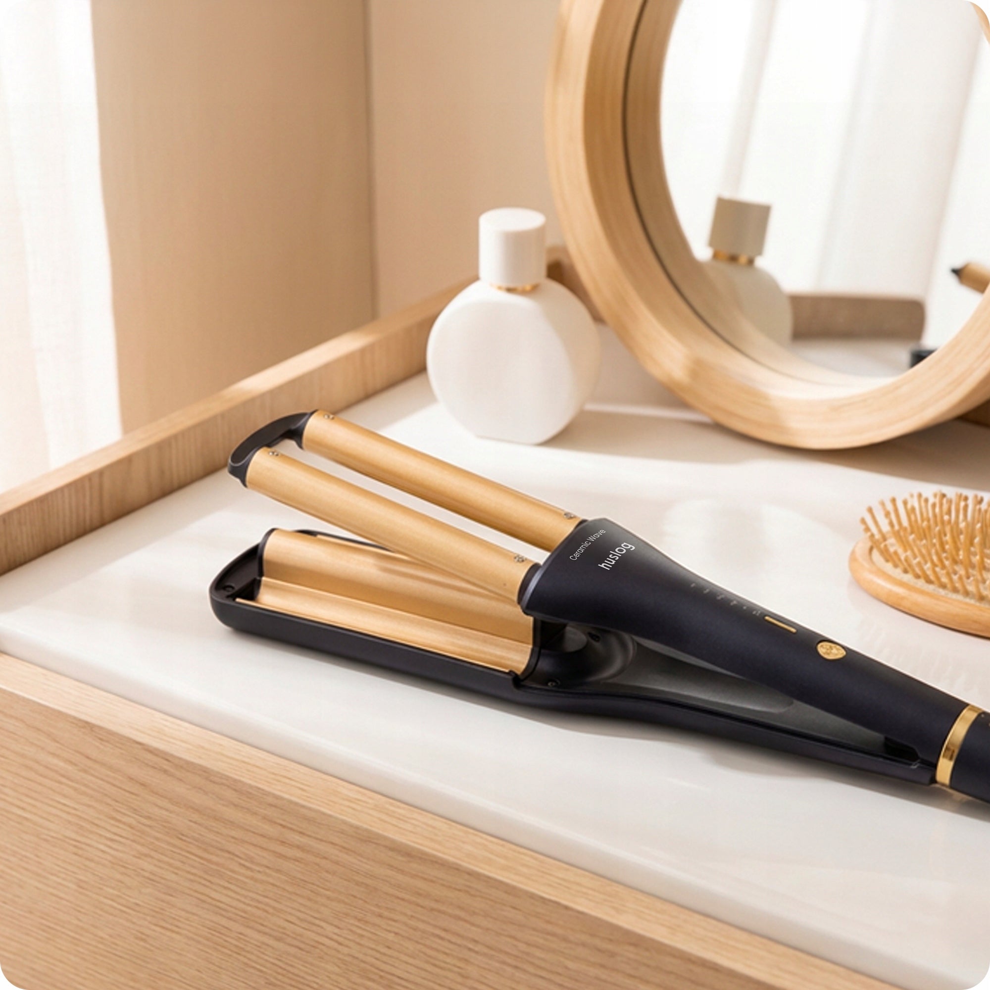 HAIR STYLING INVERTER CURLING IRON TRADITIONAL WAVES CURLS Packaging status original