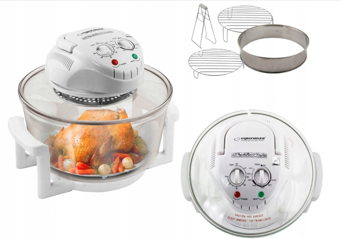 HALOGEN COMBINATION CONVECTION OVEN THERMOCOUPLE 1400W + ACCESSORIES