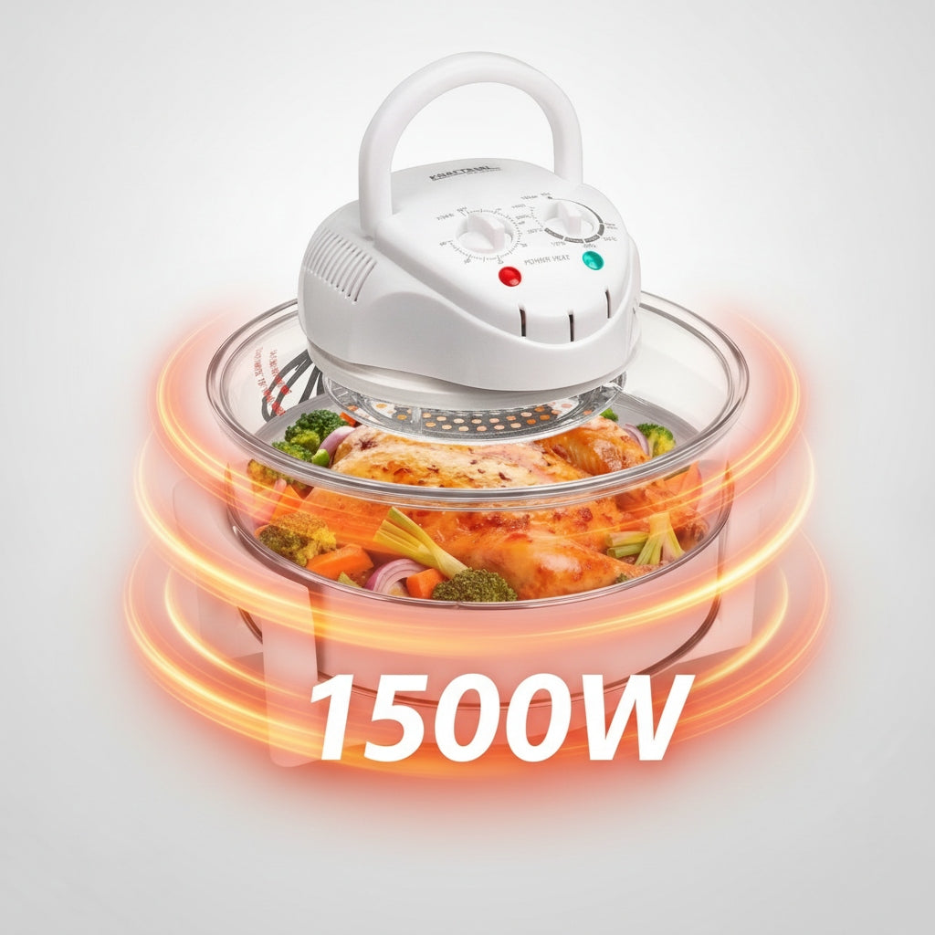 HALOGEN COMBO 18L 1500W THERMOCOUPLE FAST AND HEALTHIER COOKING Manufacturer code KOMBIWAR HALOGENOWY 18L