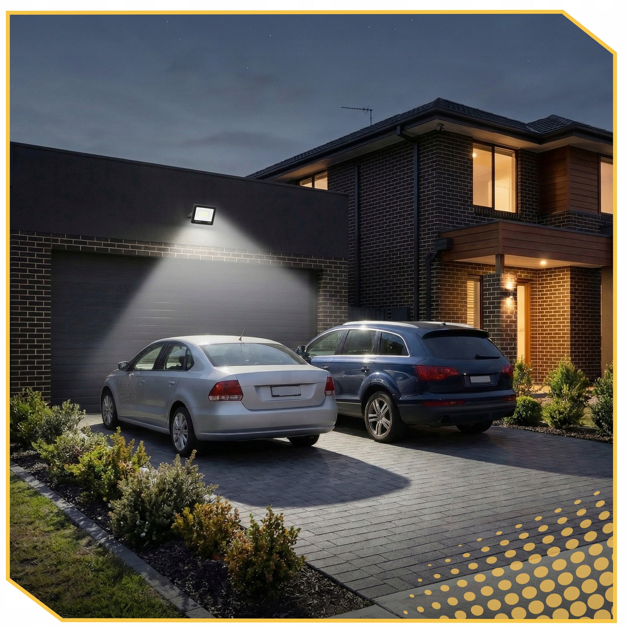 HALOGEN LED 200W LAMP Floodlight Slim OUTDOOR CONSTRUCTION Manufacturer code energooszczędny do garażu magazynu na budowę