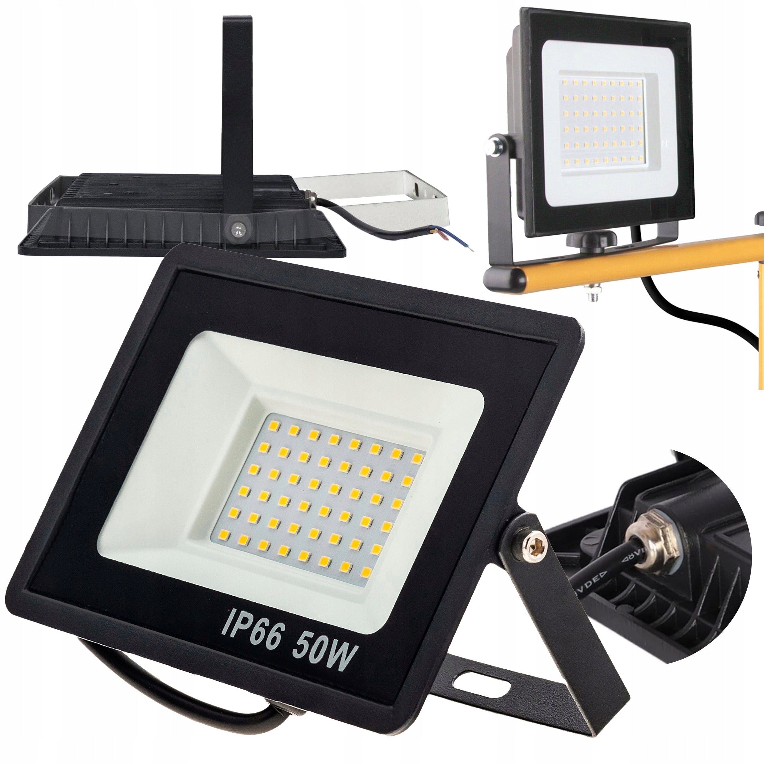 HALOGEN LED 50W FLOODLIGHT LAMP IP66 4500lm STRONG WATERPROOF PREMIUM