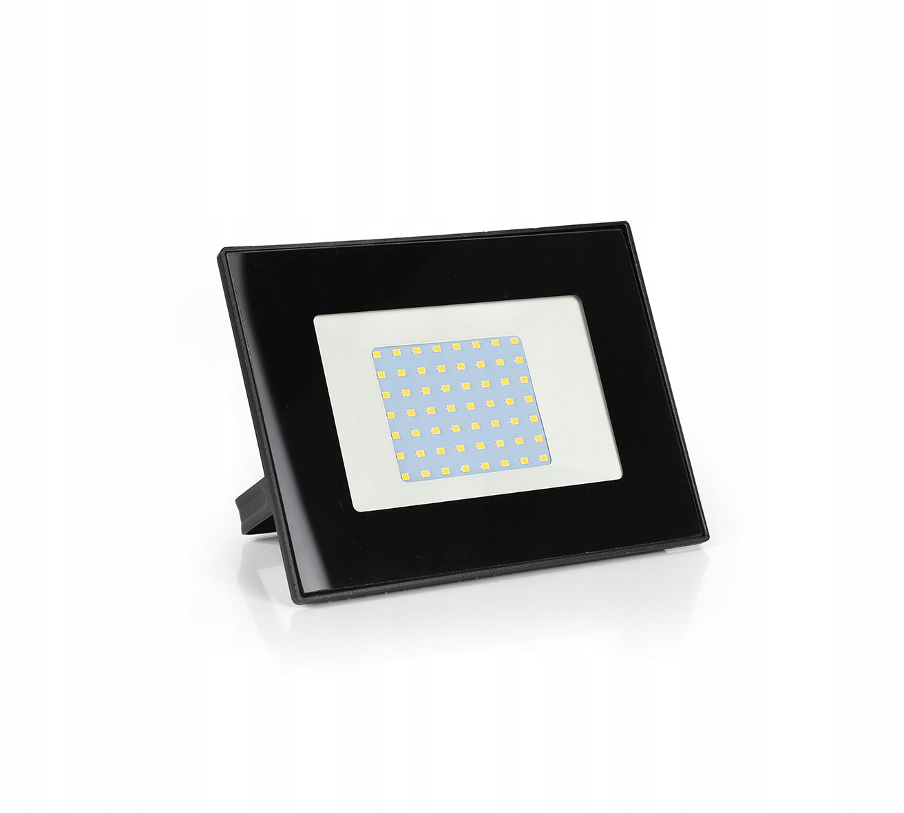 HALOGEN LED FLOODLIGHT LAMP 50W 5000lm 4000K BLACK HEDA IP 65 Super Slim Packaging status original