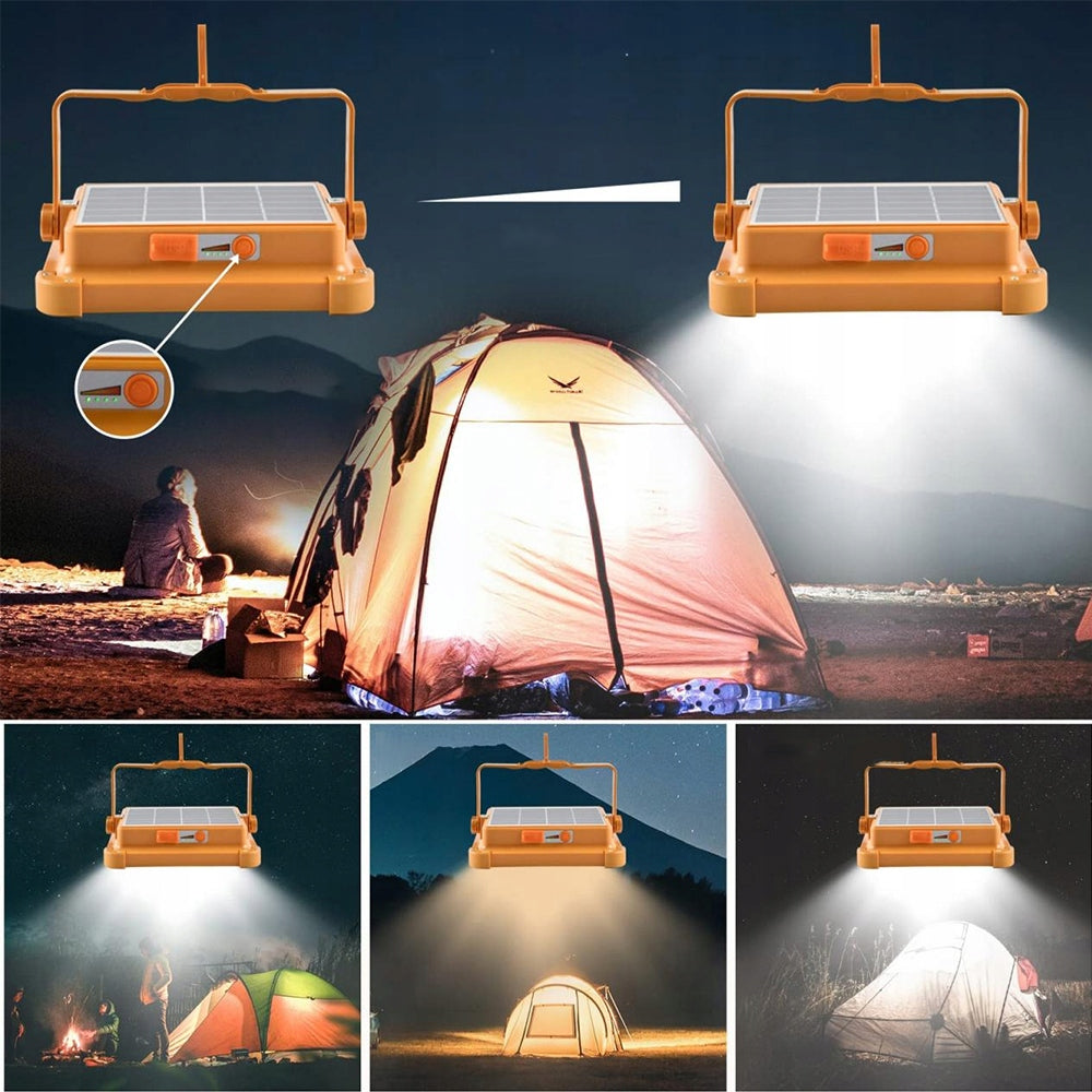 HALOGEN LED SOLAR WORK LAMP PORTABLE 100W RECHARGEABLE FLOODLIGHT EAN (GTIN) 6909954674234