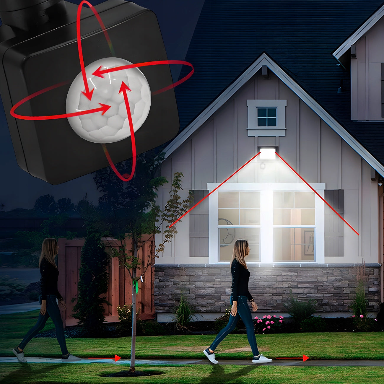 HALOGEN LED WORK FLOODLIGHT LAMP MOTION SENSOR LED 50 IN OUTDOOR Manufacturer code HALOGEN NAŚWIETLACZ ROBOCZY PREMIUM MOCNY