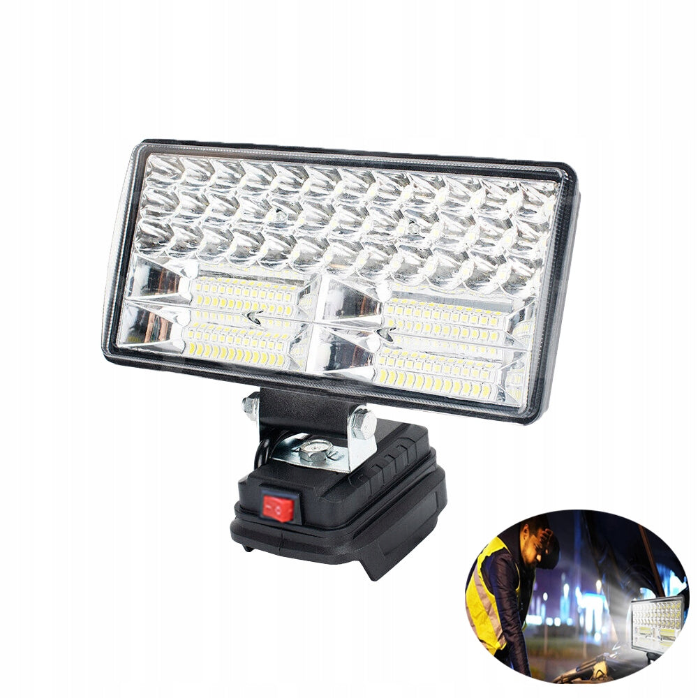HALOGEN LED WORK LAMP 8 Inch FOR MAKITA LITHIUM BATTERY with 2USB