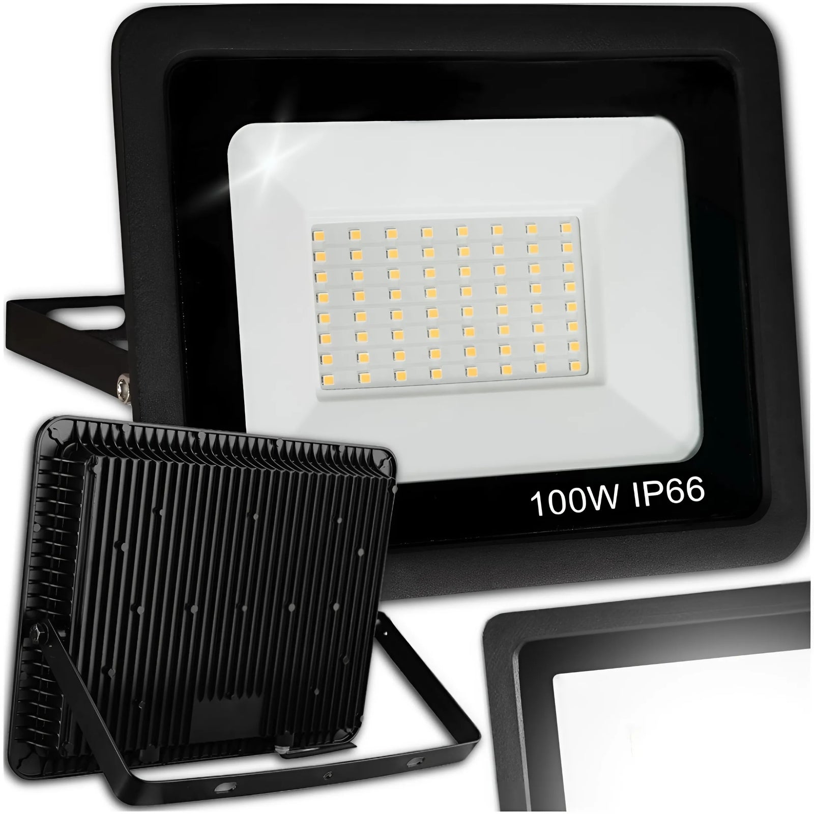 HALOGEN WORKING GARAGE FLOODLIGHT WATERPROOF IP66 100W 9000lm Manufacturer code LAMPA ROBOCZA HALOGEN ŚCIENNY GARAŻ MEMFLOW