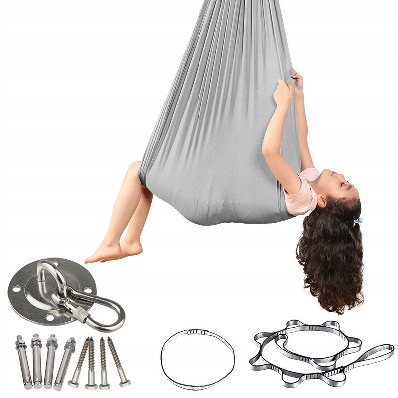 HAMMOCK ACROBATIC SCARF FOR CHILDREN 2.8mx1.5m SENSORY SWING ROCKER Brand no brand