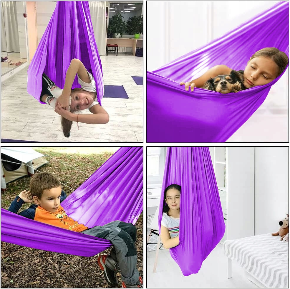 HAMMOCK AERIAL YOGA SCARF ACROBATIC SASH 280x500 - PURPLE Manufacturer code JOGA_F