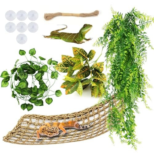 HAMMOCK TERRARIUM FOR REPTILES GECKOS CHAMELEONS SET acrylic ACCESSORIES Brand no brand